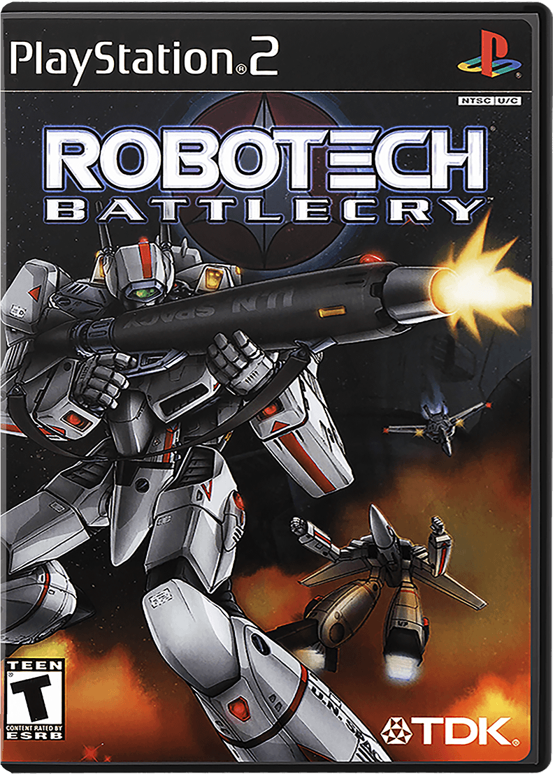 Robotech Battlecry box art for Playstation 2